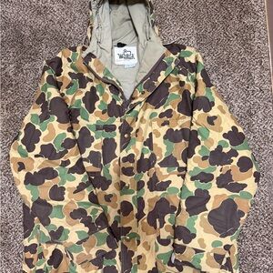 Vintage Woolrich Camo Hooded Jacket